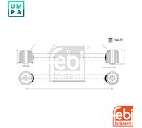 FEBI BILSTEIN 194672 Suspension arm