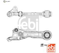 FEBI BILSTEIN CONTROL/TRAILING ARM, WHEEL SUSPENSION FRONT LEFT LOWER DAIMLER JA