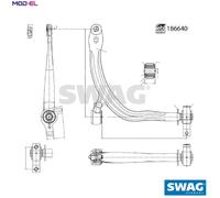 SWAG 33 11 0489 Suspension arm