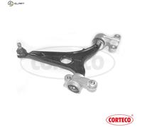 Wishbone Front Axle Right Control Arm 49398760 CORTECO for FIAT CITROËN PEUGEOT