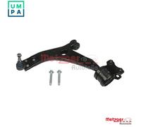 Wishbone Front Axle Left Control Arm 58038801 METZGER for VOLVO FORD