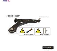 CONTROLTRAILING ARM WHEEL SUSPENSION 8500 165071 FOR FORD FOCUS/IV/Turnier 1.0L