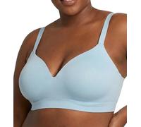 Conturve Bras for Women - Bralettes for Women with Support - Ultimate Comfort Wireless Support Bra Pale Blue - 2XL