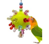 Conure Toys, Parrot Toys Bird Ball Toy Cockatiel Hanging Toys Parakeet Foot Toys Colorful Pacifier Toys for Cockatiel, Mini Macaw, Conure, Mynah, Quaker, Small Cockatoo, Eclectus Parrot, Small Birds