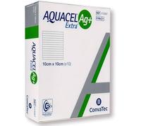 Convatec D013600 Aquacel Ag Extra Hydrofiber Dressing, 10cm x 10cm, Pack of 10