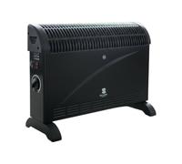 Belaco 2000W Electric Heater Portable Convector Heater 3 adjustable heat settings fast heating space heater free stand heater wall mounting heater including wall bracket Manual Thermostat Black heater
