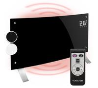 Convection Heater Space Indoor Convector Heating Thermostat Timer 2000 W Black