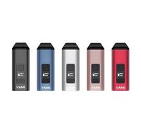 Convection Vane Dry Herb Vaporizer, Temperature Control, 1100mAh Battery with OLED Screen, Ceramic Oven Heating Chamber for Yocan Vane Herbal Vape Mod Pod Pen Kit -No Nicotine (Gold)