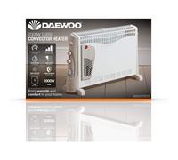 Convector Heater 2000W Black Metal Compact Portable Oil-Filled 3-Heat Timer Mini