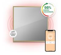 Convector Heater 2in1 Infrared Heating Panel Indoor Thermostat 500 W WiFi Gold