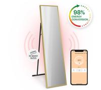 Convector Heater 2in1 Infrared Heating Panel Indoor Thermostat 900 W WiFi Gold