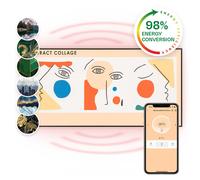 Air Art Smart Infrared Heater 60x120 cm 700W Wall Installation App Control Abstract