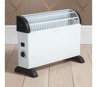 2000W Portable Electric Turbo Convector Heater Thermostat & Timer Free Standing