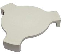 Conveggtor Big Green Egg Plate Setter Heat Deflector with 3 Legs, Setter, Smoking Stone for 18 in Large Grill, Kamado Chargriller Akorn Kamado, White