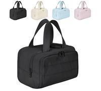 Convely Toiletry Bag,Travelfree Toiletry Bag,4-in-1 Waterproof Portable Travel Organizer,Large Capacity with Smart Compartments, Leak-Proof Design, Lightweight & Easy to Clean (Black)