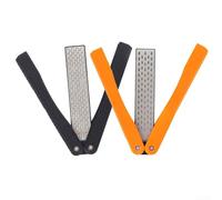 Convenient 2pcs Folding Sharpener Stones Great Addition to Your Outdoor Gear (C)