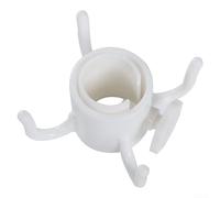 Convenient Adjustable Beach Umbrella Hanging Hook, 4 Prongs Holder for Belongings, Lightweight and (White)