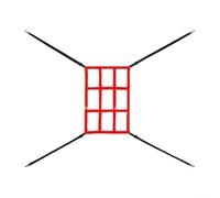 Convenient and Portable Baseball Practice Net Perfect for Hitting and Pitching Training (Red)