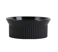 Convenient Coffee Tamper Funnel Built to Work with Dual Valve and Single Valve Machines, Enhances Cleanliness During Brew Prep (Black 150ml)