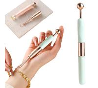 Convenient Double-Head Jewelry Wearing Aids, Detachable 2 In 1 Bracelet Helper Tool with Non-Slip Sleeve and Protective Case for Necklace Bracelet Watch Clasp Zipper Craft Adjustment (Green)
