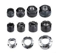 Convenient ER Collet Clamping Nuts for Easy Tool Changes, High Concentricity, Long Service Life (ER16-M)