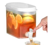 Convenient Filling: You can Easily add Your Favorite Drinks to This Fridge Beverage Dispenser, Thanks to its Large Diameter lid That Opens Closes smoothly. It has a dust-Proof Design That Keeps yo