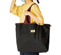 Convenient Grocery Bag Reusable Underarm Bag with Strong Load Bearing Capacity Handbag Drawstring Vegetable Fruit Bag