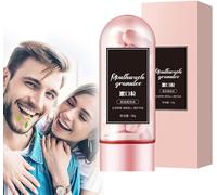 Convenient Gum Protection Pellets, Portable Solid Toothpaste Tablets, Moulhwash Granules, Travel Mouthwash Fresh Breath Tablets, Natural Travel Mouthwash Powder for Fresh Breath (Peach)