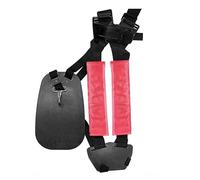 Convenient Nylon Shoulder Strap for Sidemount For lawn Mowers, Adjustable for Comfort and Ease (Red)