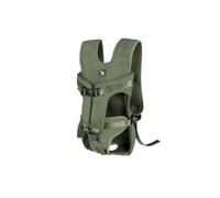 Convenient Pet Legs Out Front Travel Bag, Pet Front Backpacks, Adjustable Hands Free Dog Backpack Carrier(M,dark green)