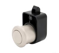 Convenient Push Button Lock For Caravan Boats Drawer Cabinet Motorhome, Keyless Push Button Cabinet Latch fit for RV Caravan Motorhome Boat Cupboard (Brushed)