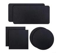 Convenient Self Mattress Repair Kit with 6 Patches in Three Distinct Shapes