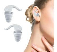 Convenient Sleeping Ear Plugs - 3 X 2.5cm Waterproof Noise Cancelling Earplugs, Ergonomic Soft Silicone Design, Reusable Hearing Protection, Portable Travel Case | Comfortable Sleeping Ear Plugs