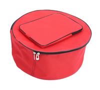 Convenient Snare Drum Bag 13/14 Inch Portable Red Oxford Cloth | Snare Drum Carrying Pouch, Outdoor Use, Hand Carry Design, Musical Instrument Protection