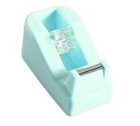 Convenient Tape Dispenser 0.79in Shaft Diameter Easy Operation Sturdy Plastic Gift Wrapping Cutter for Family Office (Mint Green)