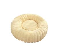 Convenient vertical stripe round multi-size warm cat and dog pet mat, suitable for pets of different sizes(Style 10,90cm)