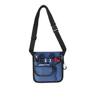 Convenient Waist Bag With Tape Holder Nurse Fanny Pack Utility Belt Pack Supplies Storage Bag For Students Nurse Nurse Fanny Pack Practical Oxford Cloth Waist Bag Tape Holder Belt Organizer, Blue