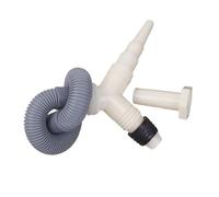 Convenient Washer-Dryer Drainage with for Extended Hose and Adapter Tee
