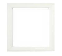 Convenient2you Picute/photo frames for Wall mount. Available in Silver, White, Black, Oak, dark Oak, and walnut wooden effects (60x60 cm, White)