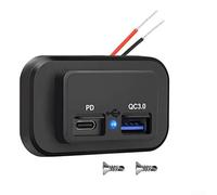 Conveniently Installed Dual Port For QC3 0 & PD Car USB Charger Perfect For Road Trips and Adventures (2pcs)