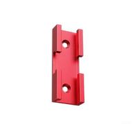 Conveniently Sized Aluminum Cross Track Connection Tool Tailored for the Woodworker's Needs (Red)