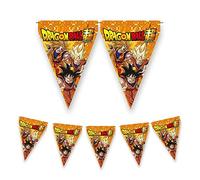 Converparty DRAGON BALL banner, Party Pennants, Pennant Garland, Birthday Decoration
