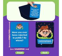 Conversation Cards | Fun Deep Conversation Family Cards Game | Board Games for Travel Camping Car Rides Road Trip Work Dates Friends Rainy Days