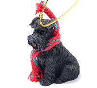 Conversation Concepts 1 X Schnauzer Miniature Dog Ornament - Uncropped - Black by