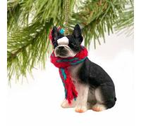 Conversation Concepts Boston Terrier Tiny Miniature One Christmas Ornament - Delightful!