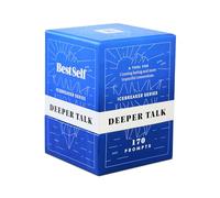 Conversation Starter DeepTalk Deck by BestSelf - Powerful Tool to Establish and Strengthen Relationships by Cultivating Open, Engaging and Meaningful Interactions - 150 Engaging Conversation Prompts