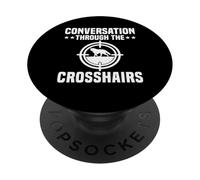 Conversation Through The Crosshairs Coyote Hunting PopSockets Adhesive PopGrip