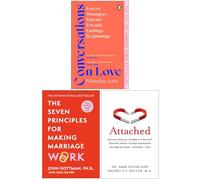 Conversations on Love, The Seven Principles For Making Marriage Work, Attached 3 Books Collection Set