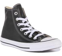 Converse 132170 CtAs Hi Unisex Leather High Top Trainers In Black Size UK 3 - 12