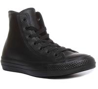 Converse Shoes (High-top Trainers) ALL STAR LEATHER HI in Black 7.5